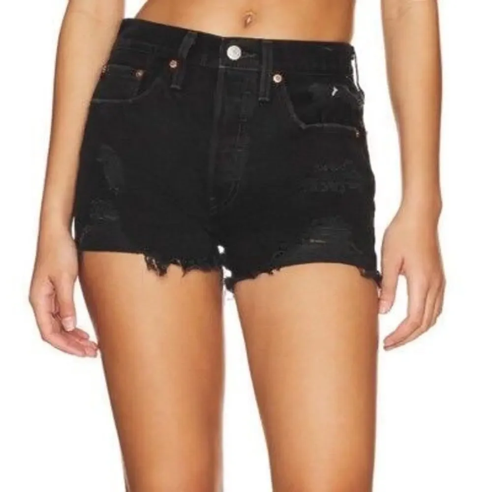 Levi’s 501 Jean Shorts Size 28 - Picture 2 of 5